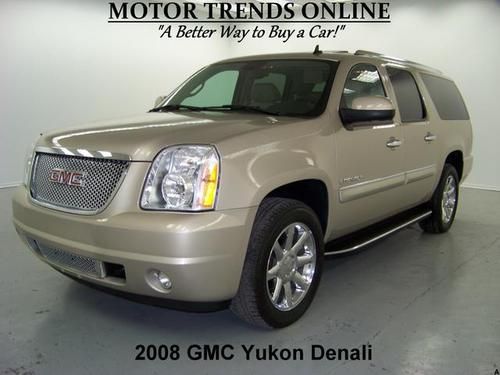 Denali navigation dvd rearcam sunroof htd seats bose 20s 2008 gmc yukon xl 57k