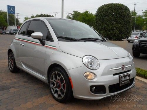 2012 fiat 500 sport 4cyl automatic leather sunroof bluetooth bose one owner