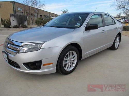 12 ford fusion tx-one-owner 30mpg 9k miles clean