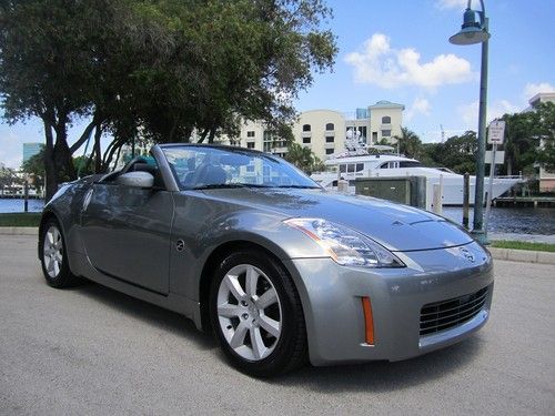 2004 nissan 350 z conv. automatic.leather. heated seat. premium package!