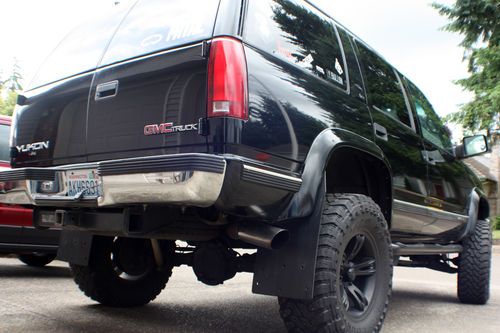 Find used 1997 GMC Yukon SLE 4-Door 5.7L Lifted Black on ... Find used 1997 GMC Yukon SLE 4-Door 5.7L Lifted Black on ...