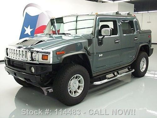 2005 hummer h2 sut lux 4x4 sunroof nav htd leather 54k texas direct auto