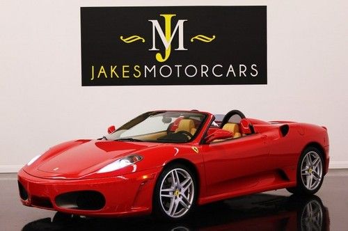 2006 f430 spider f1, red/tan, highly optioned, just serviced, pristine car!!