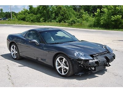 09 corvette c6 15k miles 6spd runs/drives salvage easy bolt on fix