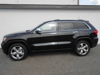 2011 jeep grand cherokee overland 4wd one owner - delivery or airfare included!