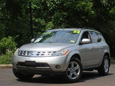 2003 nissan murano sl navigation awd all wheel drive automatic cvt trans clean!!