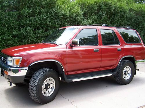 1993 toyota 4runner sr5 v6 4wd manual 5-speed sunroof original owner immaculate