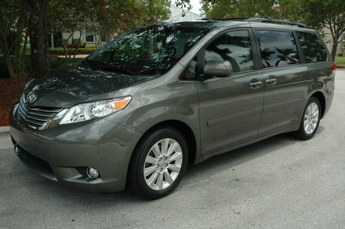 2011 toyota sienna limited awd-by owner-no smoke-beautiful-43k-all options