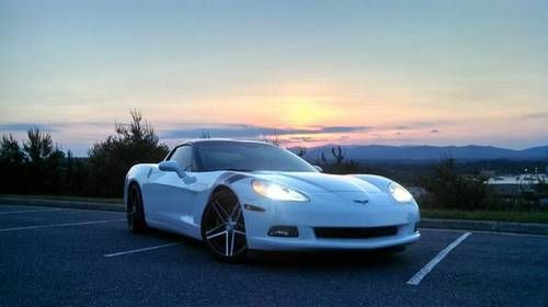 2006 corvette w/ mods, white, 3lt, corsa loud exhaust