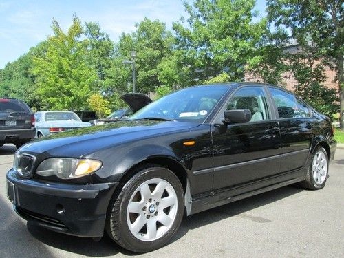 2002 bmw 325i sedan 1 owner clean black needs repair