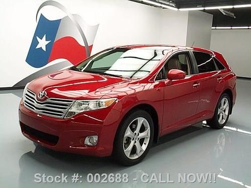 2009 toyota venza htd leather rear cam 20" wheels 65k texas direct auto