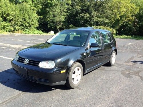 2002 volkswagen golf gls hatchback 4-door 1.9l 5 speed turbo diesel no reserve