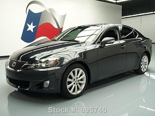 2010 lexus is 250 automatic sunroof climate leather 37k texas direct auto