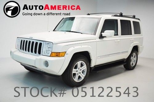 52k low miles jeep commander white limited 1 one owner clean carfax