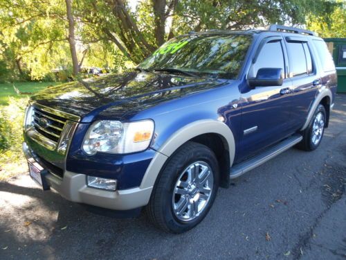 Ford 4wd 4x4 leather nav heated seats sunroof 3rd row third row dual climate tow