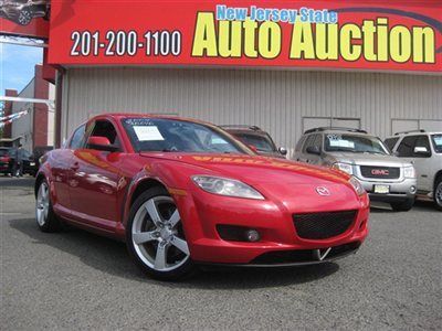 04 rx8 sport navigation 6-speed manual transmission leather sunroof low miles