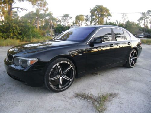 2002 bmw 745i loaded =brand new foose rims=