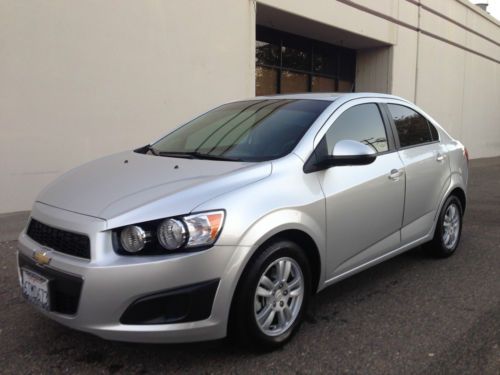 2012 chevrolet sonic ls 35+mpg!! gas saver tinted windows no reserve!!