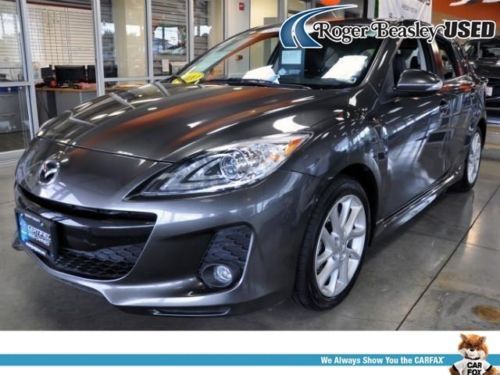 2012 mazda3 hatchback leather heated seats sunroof navigation certified bose cpo