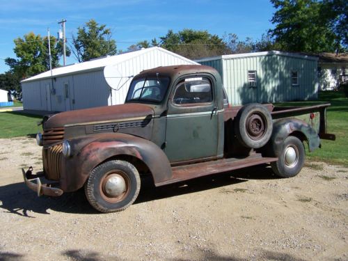 1942 chevy truck clean &amp; clear iowa title very rare year of truck