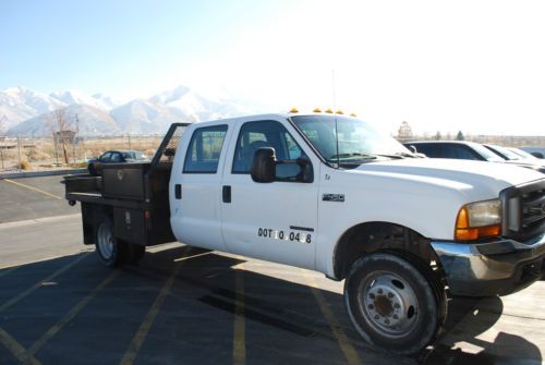 2000 f450 flatbed with fuel cell and tool boxes
