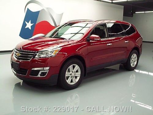 2013 chevy traverse 2lt awd htd leather rear cam 14k mi texas direct auto