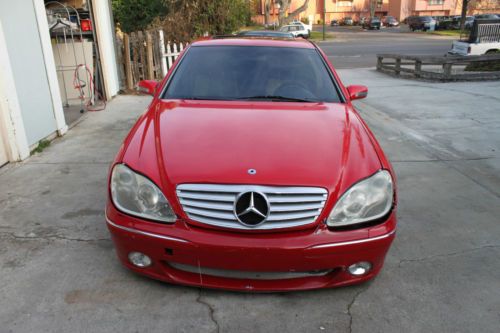 2000 mercedes-benz s-class  s430 red amg wheels