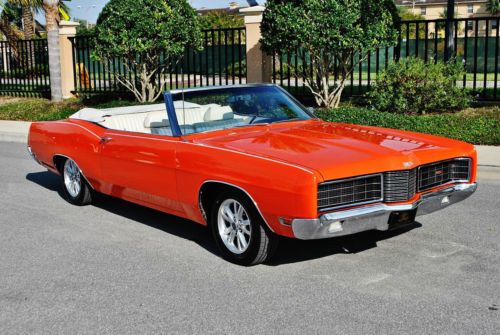 Super straight stunning 70 ford xl convertible 390 v-8 auto a/c just 42,802 mile