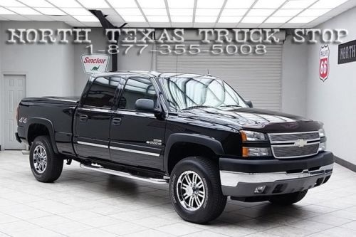 2005 chevy 2500hd diesel 4x4 lt heated leather bose crew cab 1 texas owner