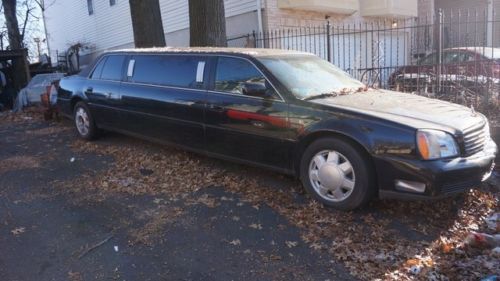 2000 cadillac coupe deville limo krystal edition - black