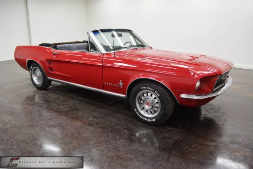 1967 ford mustang convertible factory s-code 390 look!!!!