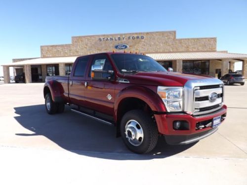 2014 ford super duty f-450 drw 4wd crew cab platinum w/ navigation and sunroof
