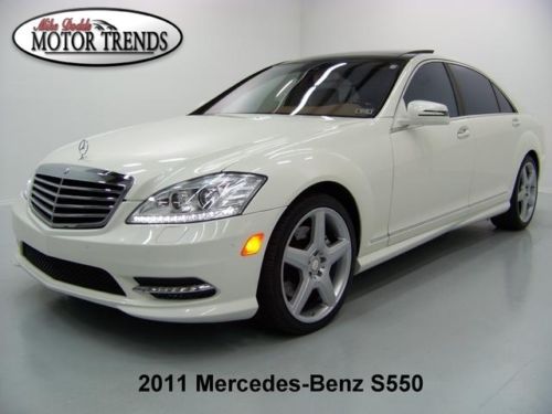 2011 mercedes benz s550 amg sport p1 navigation pano roof heated ac seats 25k