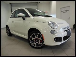 Video 13 fiat 500 sport, white, clean carfax, like new, have 12 in stock! call!