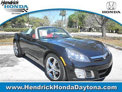 2dr conv red line 2007 saturn sky red line, turbo engine, carfax 1-owner. low mi