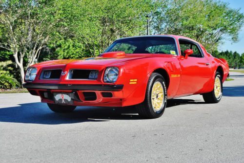 Wow magnificent original 75 pontiac trans am 455 ho v-8 4 speed rare amazing car