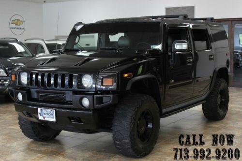 2006 hummer h2 4wd~great looking truck~all black~leather~sunroof~heated seats