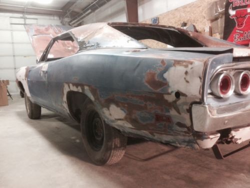 1968 charger 6 cyl auto, needs restoration