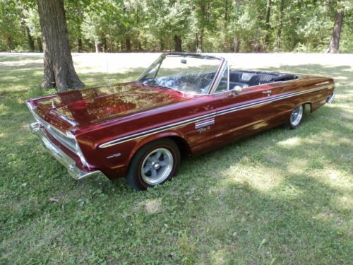 1965 plymouth fury lll convertible 426 street wedge in restored condition