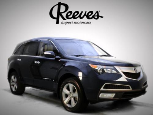 2012 acura mdx awd 4dr3.7l 3rd row seat 4-wheel disc brakes am/fm stereo