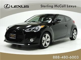 2013 hyundai veloster 3dr cpe auto turbo w/blue int security system