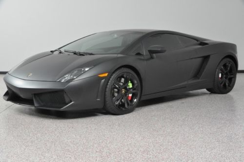 2009 lamborghini gallardo matte black lp560-4 coupe