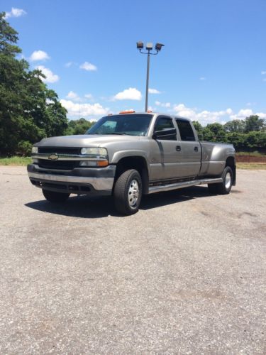 2002 chevy chevrolet silverado 3500 ls 4x4 2 owner nice truck low miles clean