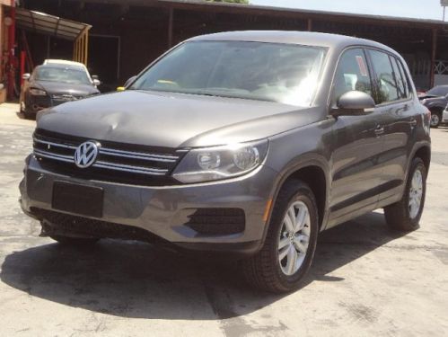 2014 volkswagen tiguan s damaged fixable runs! cooling good! turbocharged! l@@k!