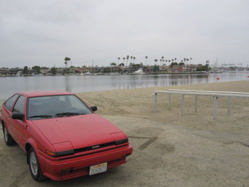 Rare!!! 1986 toyota corolla gts ae86 hatchback 2-door 1.6l jdm trueno levin trd