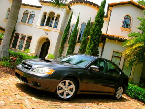 2007 subaru legacy~gt~awd~turbo~5-speed manual~leather~l@@k~florida~no reserve!