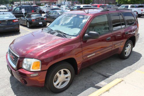 2005 05 gmc envoy sle 4dr suv ruby red cold ac low reserve