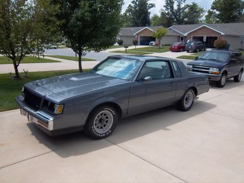 1987 buick regal t-type 2-door 3.8l turbocharged