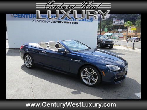 Leather nav 6 series 650i convertible 2d auto 8-spd manual spt rwd am/fm stereo