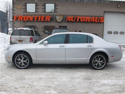 Low miles 4 dr sedan automatic gasoline 6.0l v12 pfi turbo silver